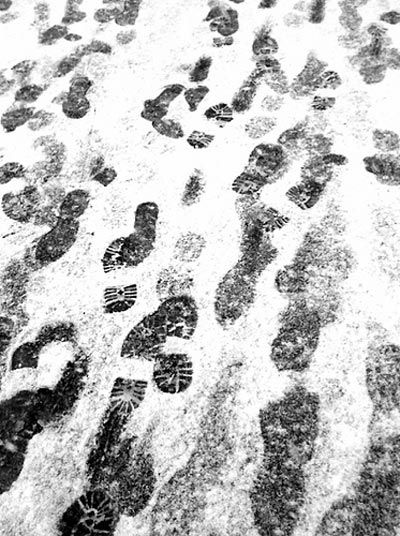 Footprints in Union Square